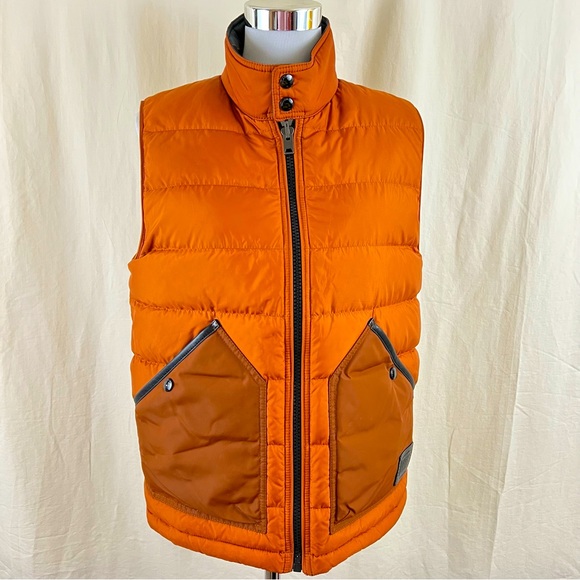 Coach Mens Reversible Puffer Duck Down Vest Sz XS Used Once! Retail $355 - Picture 4 of 14